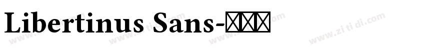 Libertinus Sans字体转换